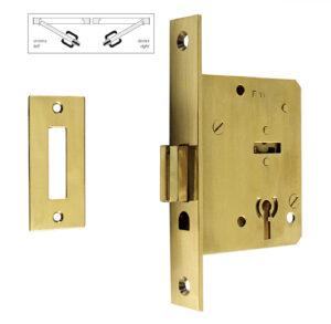 Serratura con scontro e 3 chiavi