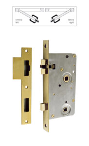 Serratura con scontro