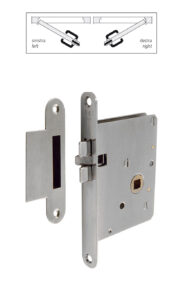 Serratura con scontro