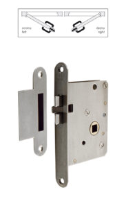 Serratura con scontro