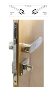 SET SERRATURA NAUTA  'C-SHOWER' SLAM BLOCK