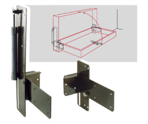 Coppia cerniere acciaio