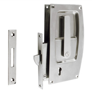 Set con placche inox e maniglie a filo