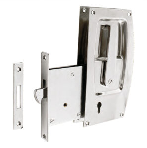 Set con placche inox e maniglie a filo