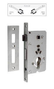 Serratura con scontro