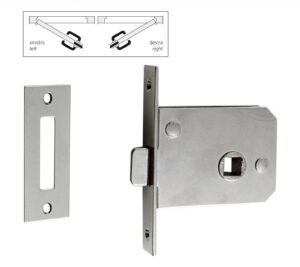 Serratura con scontro