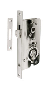 Serratura con scontro e cilindro di sicurezza