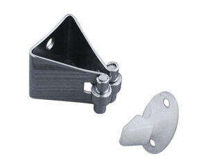 Fermaporte a molla inox