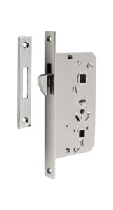 Serratura con scontro piano e quadro per blocco 7mm