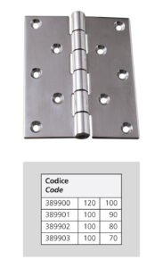 Cerniera libretto spina fissa