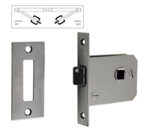 Serratura con scontro