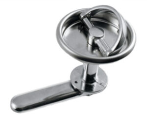 Chiusura stagna per gavoni con maniglia a filo