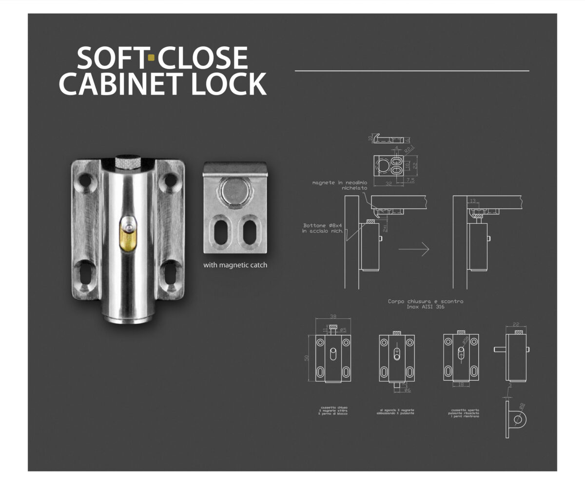 Soft Close Cabinet Lock