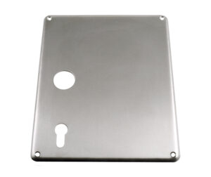 Placca piana inox destra