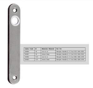 Placca per serratura art. 5039