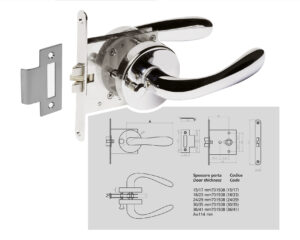 Set serratura simmetrica