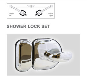 SERRATURA BOWÃ¬X DOCCIA CON MANIGLIA 'SPOON' E SCONTRO